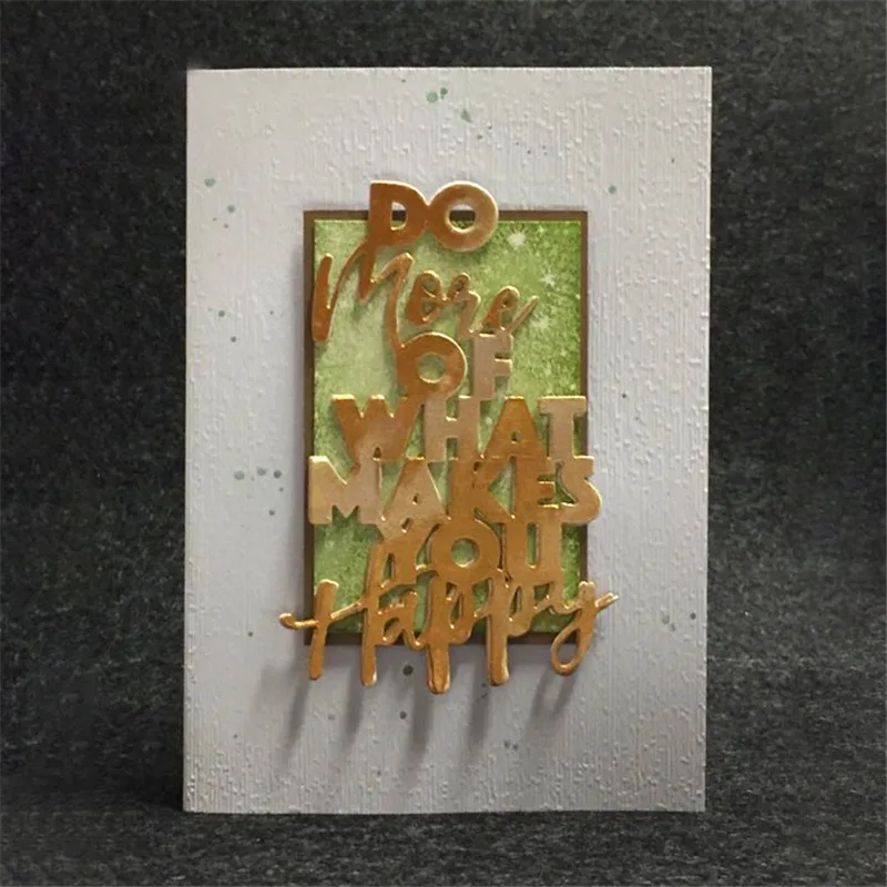 

German Letter Metal Cutting Dies Stencils for DIY Scrapbooking New 2019 Card Making Craft Dies