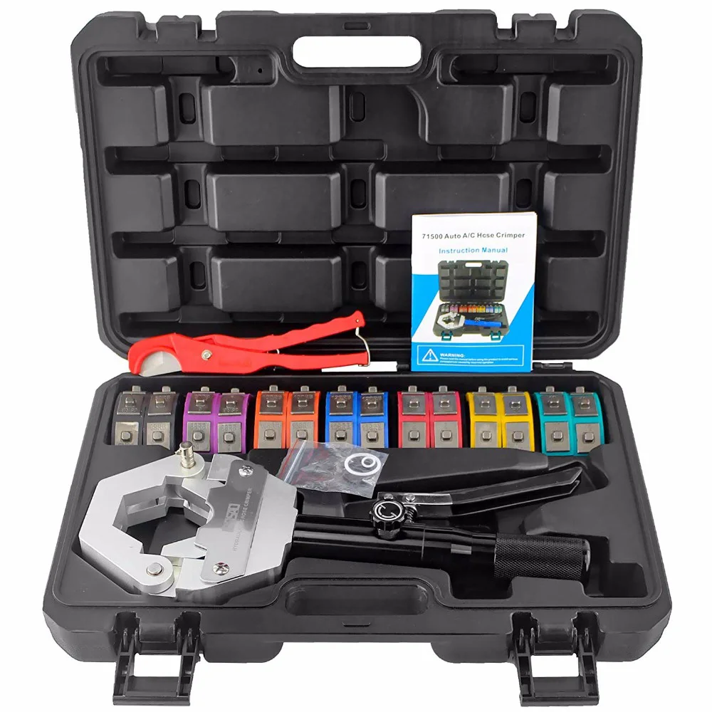 

Hydraulic Hose Crimper Auto A/C Hose Hydra-Crimper Crimping Tool Hydra-Krimp A/C hose crimping tool 71500