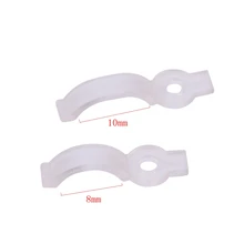 20pcs/lot LED Connector Silicon clip for Fixing Waterproof 3528 5630 5730 3014 5050 SMD RGB RGBW LED Strip Bracket Clamp