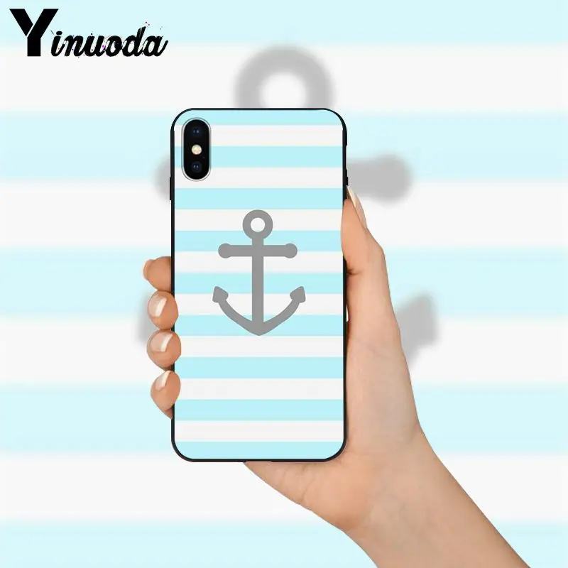 Anchor boat blue heart band
