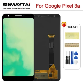 

5.6'' black LCD For Google Pixel 3a LCD Screen Touch Screen Digitizer Assembly Replacement with tools