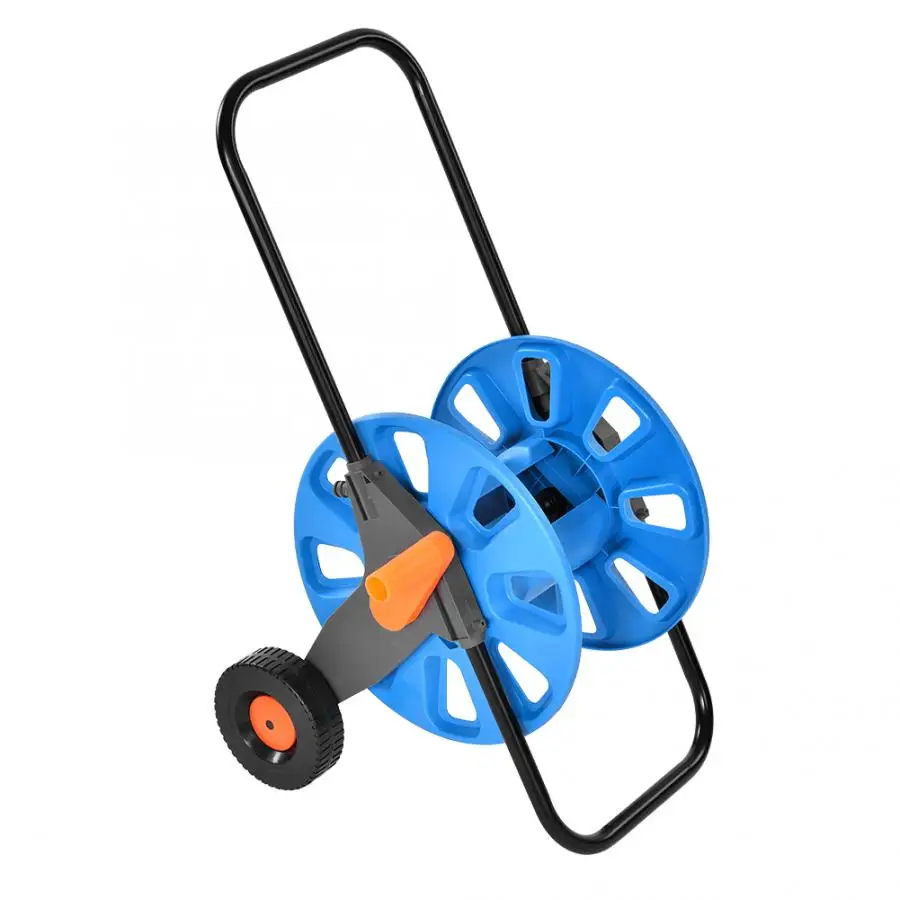 

Portable Garden Water Hose Pipe Reel Holder Trolley Cart for Watering Garden Truck Tool