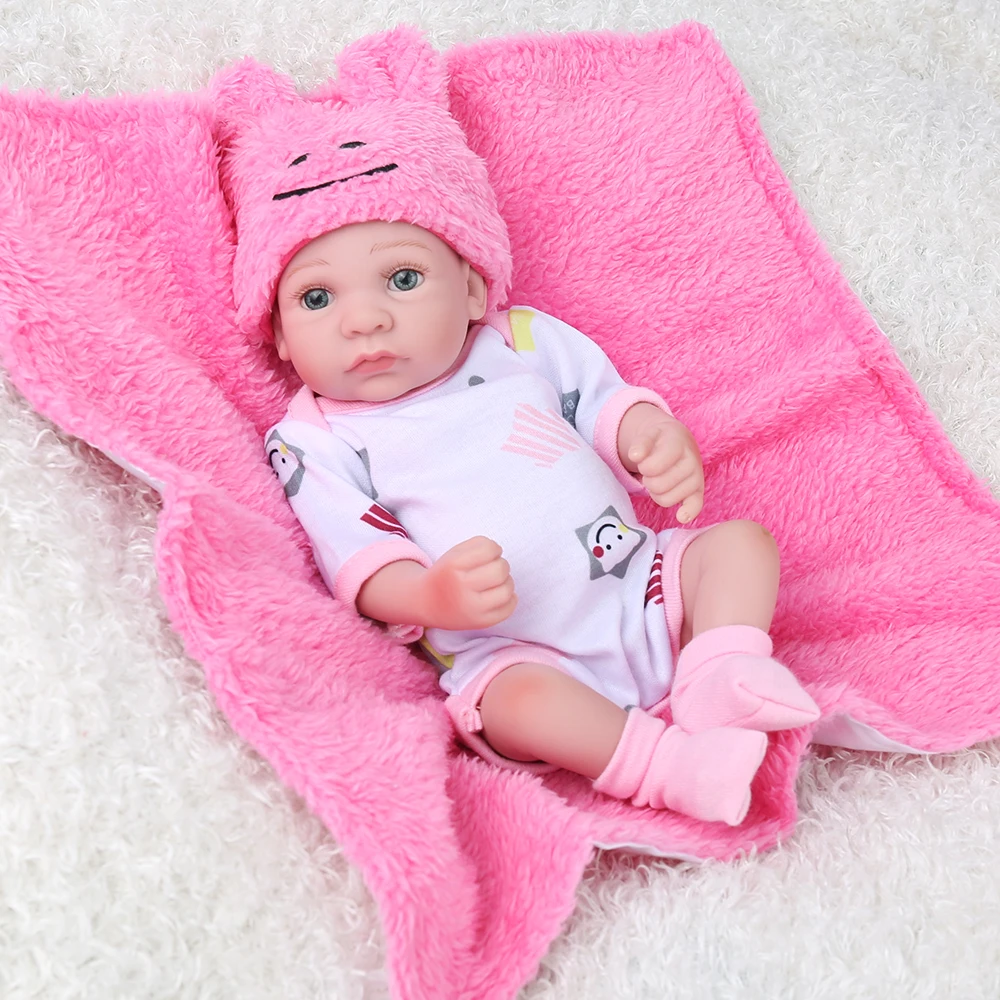 

10 inch Handmade lol Mini Reborn Baby Dolls Adorable 25cm reborn baby doll bebe doll Christmas gift Hot sale Kaydora