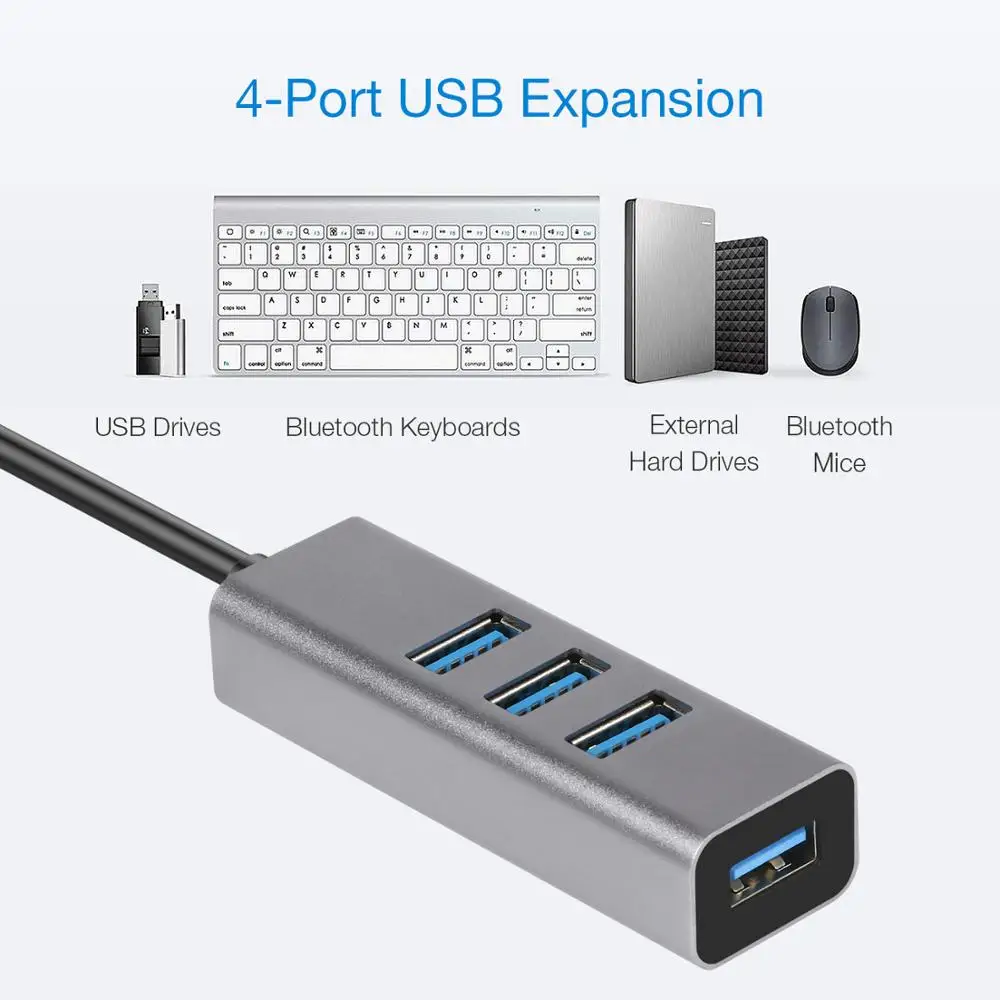 Разветвитель USB 3 0 типа C для ноутбука macbook Huawei P20 Mate 20 Samsung S9/S9 plus и т. Д.|USB-хабы| |