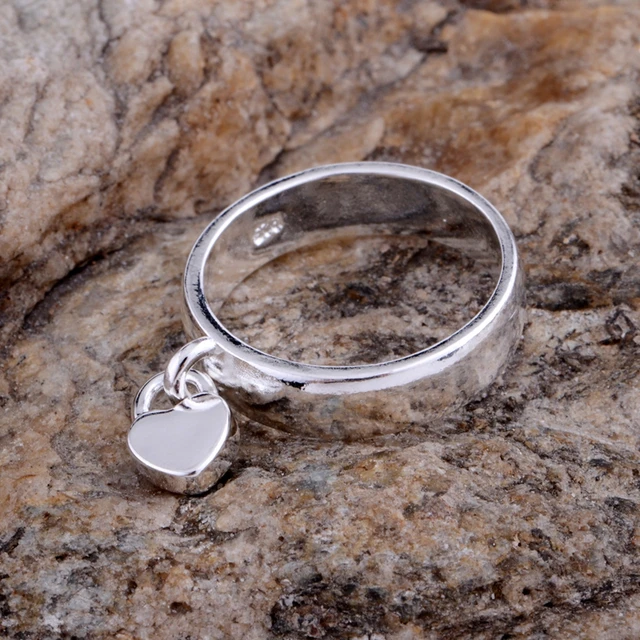cordiform rounded shiny Wholesale silver plated ring 925 Fashion jewelry Silver cordiform rounded shiny Wholesale silver plated ring 925 Fashion jewelry Silver