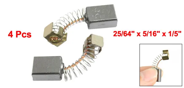 4 Pcs 25/64&amp;amp;amp;amp;quot; x 5/16&amp;amp;amp;amp;quot; x 1/5&amp;amp;amp;amp;quot; Carbon Brushes for Power Tool