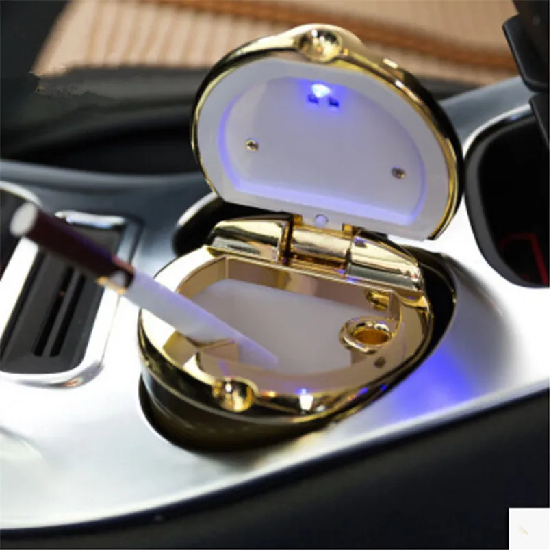 Авто-Стайлинг пепельница для сигарет с светодиодный светильник для hyundai ix35 iX45 iX25 i20 i30 Sonata верна Солярис Elantra Accent