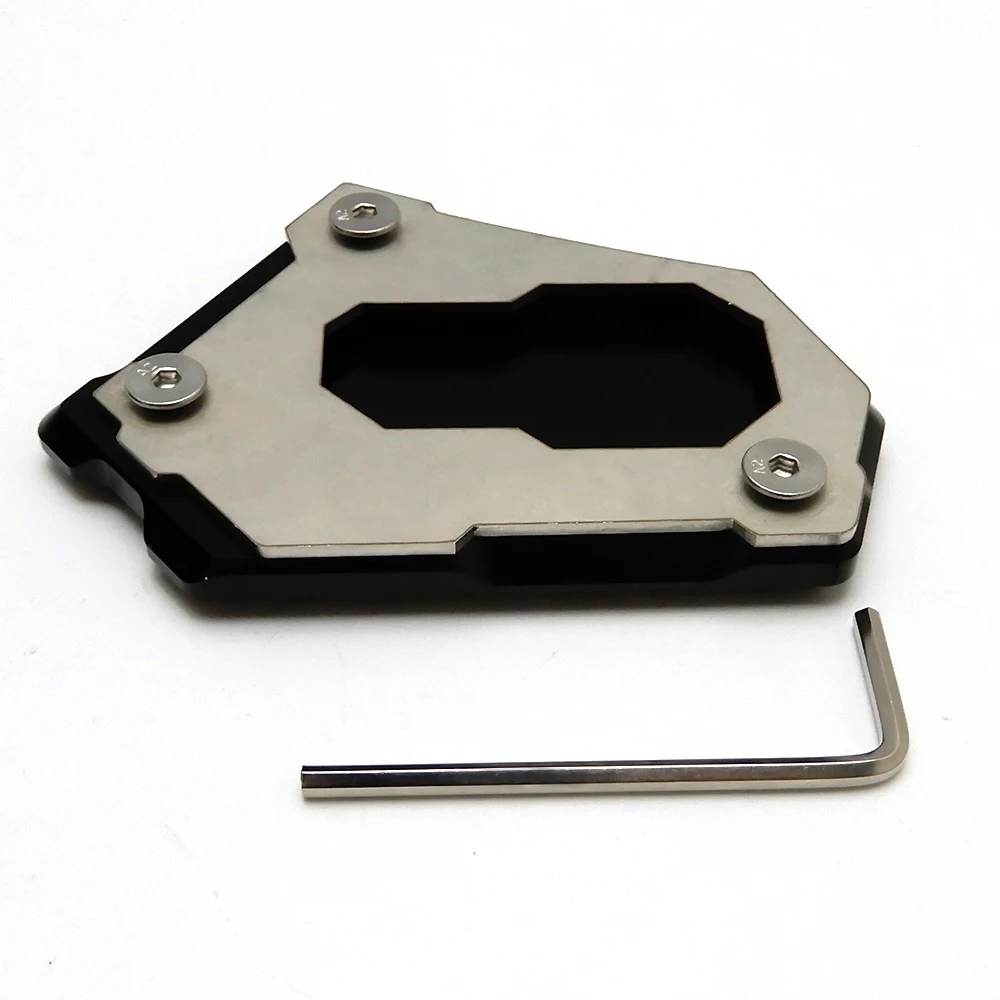 

KEMiMOTO R1200GS CNC Kickstand Side Stand Pad For BMW R1200GS 2012-2016 R 1200GS Adventure LC K51 2013-2016 AFTER MARKET