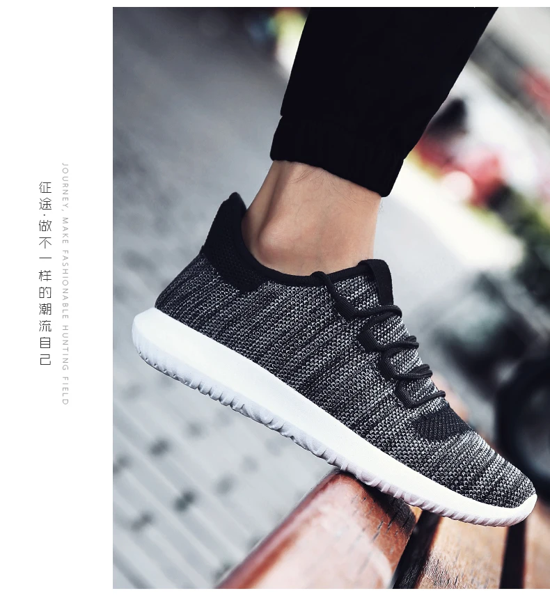 Socone Men Anti-slip Walking Shoes Light Weight Black Sneakers Summer Cool Breathable Relaxed Athletic Sport Shoes Men (13)