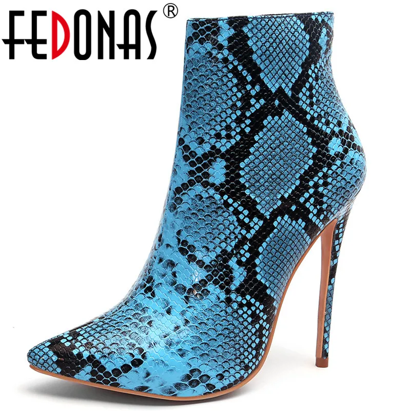 

FEDONAS Fashion Brand Women Microfiber Leather Thin High Heels Party Wedding Shoes Woman Sexy Pointed Toe Basic Boots Pumps