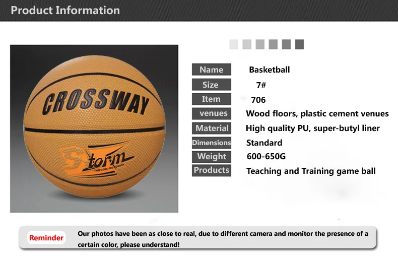 Новинка года бренд CROSSWAY Высокое качество lq-706 Баскетбол мяч носить доказательство ПУ Materia Официальный SIZE7 Баскетбол иглы+ сумка