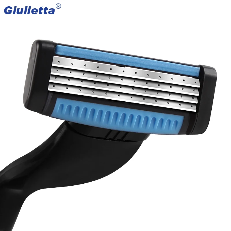 

Gillettee 4pcs Manually Men Shaving Razor 4 Blades Razor Shaver Hair Removal Epilator Bread Razor Refills Face Care Beauty Tools