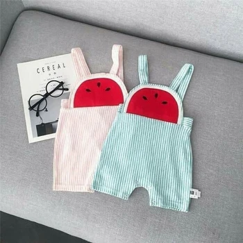 

0-24M Summer Newborn Kid Baby Girl Boy Clothes watermelon Romper cute cotton Jumpsuit New born lovely Overalls Outfits