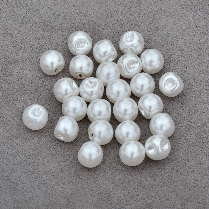 Vtg No Hole Mix White Glass /& Plastic Ball Bead Jewelry Repair Craft Rhinestone