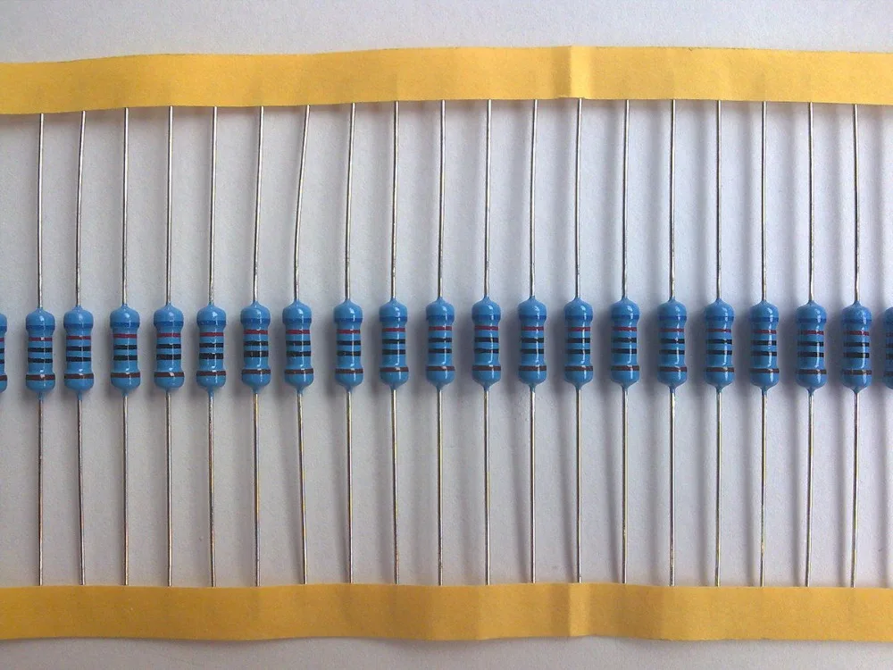 

100pcs 5.1 ohm 1/4W 5.1R Metal Film Resistor 5.1ohm 0.25W 1% ROHS