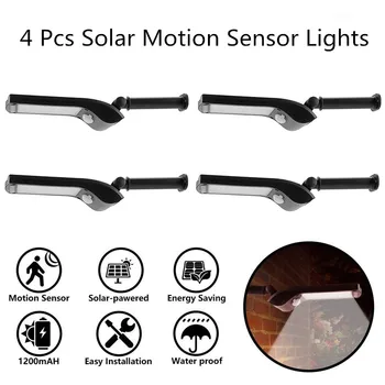 

4 Pack 36 LED Solar Light Wall Lamp Outdoor Garden Rotatable Mounting Pole Motion Sensor Security Light Waterproof Luces Solares