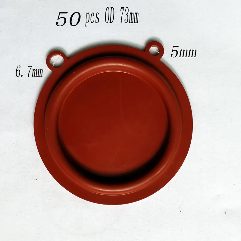 50 шт. диаметр 73 мм Высокое качество газовый водонагреватель давление два уха мембранные аксессуары вода газ связь клапан части
