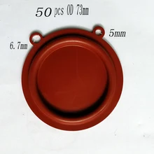 50 pièces OD 73mm Top qualité chauffe-eau à gaz pression deux oreilles diaphragme accessoires eau gaz tringlerie pièces