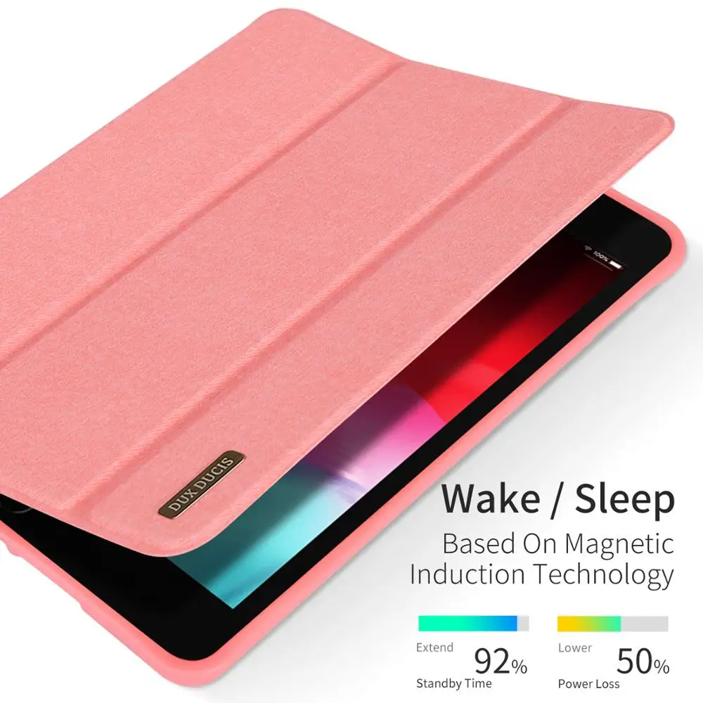 

For iPad Air 2019 Case PU Fashion Leather Magnetic Flip Smart Cover For Apple iPad air3 10.5 inch Shockproof Stand Pen slot