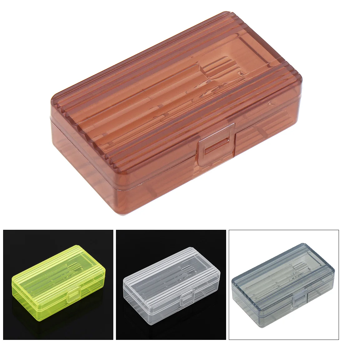 

4pcs Portable Plastic Lithium Battery Box with Protective and Storage Function for 2pcs 18650 AA / AAA Battery