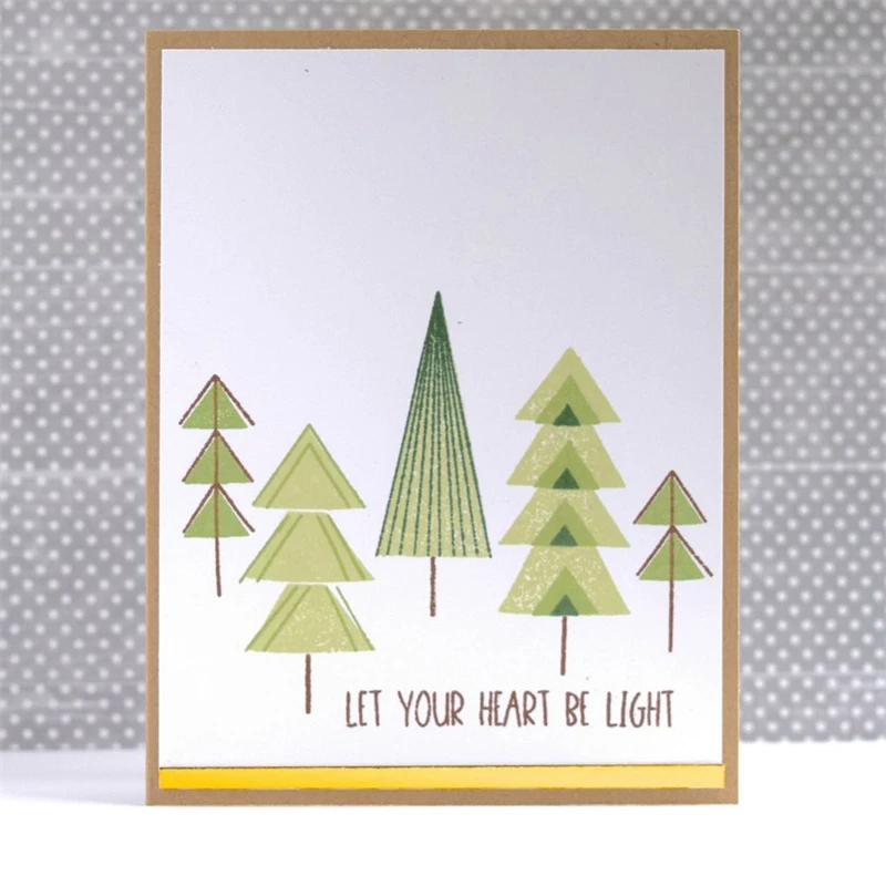 

GJCrafts New Metal Cutting Dies Merry Christmas Tree for Scrapbooking Card Making Album Embossing Crafts Die Cut Craft Die