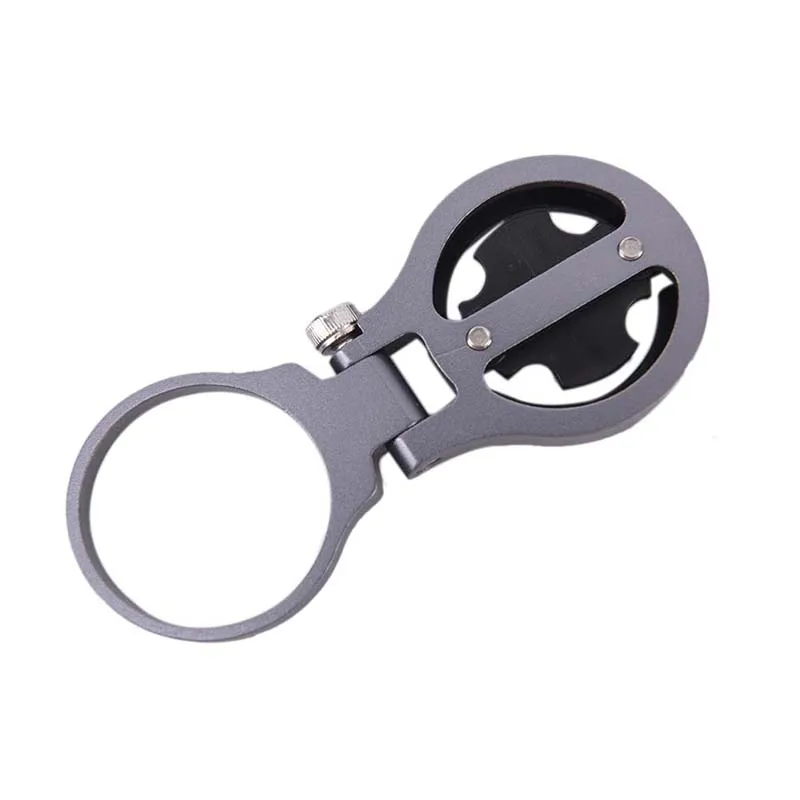 for bryton silver Регулируемый велосипедный компьютер Поддержка для велосипеда, из алюминиевого сплава одометр спидометр длинная подставка велосипеда держатель компьютера - Цвет: for bryton silver