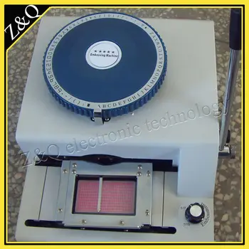 

Manual pvc card embosser 70C characters with M and V character