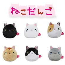 6 pcs set peluche cute plush toys cartoon Sushi Cat Kutusita Nyanko cat cosplay mini plush