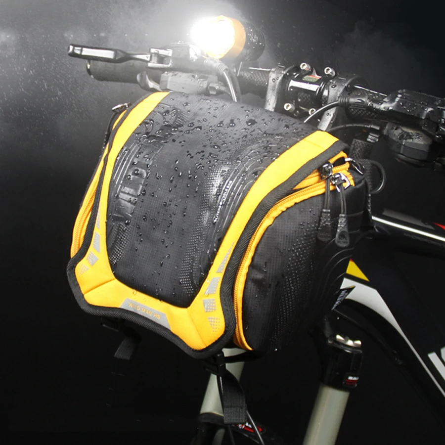 

WILD MAN Waterproof Front Tube Bicycle Bag Handlebar package mountain car first bags Men Women Outdoor SLR camera cycling bags