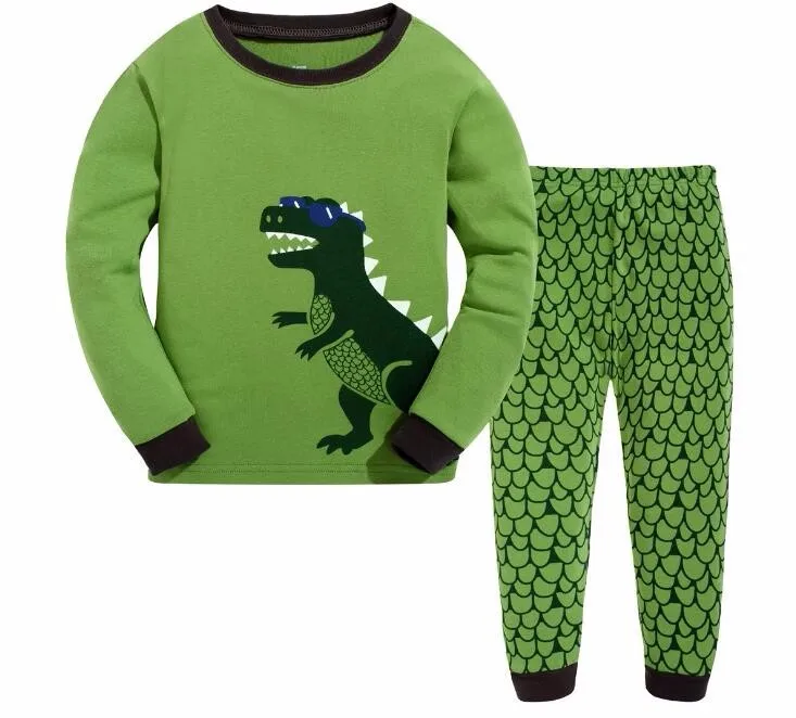 100 cotton high quality 1pc retail 2 7 years baby girl boy clothes kids pijama sets