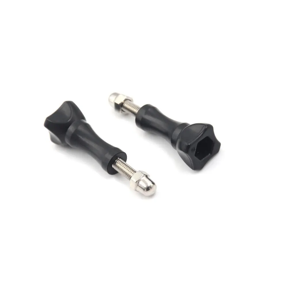 

2pcs 55mm Long Plastic Star Head Metal Hand Knob Screw Replacement Black Compatible with GoPro HD Hero 2 3 3+ 4 cameras