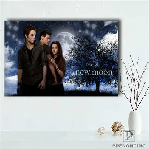 Custom new-moon (1) Printing Posters Cloth Fabric Wall Art Pictures For Living Room Decor#18-12-05-3-62 | Дом и сад