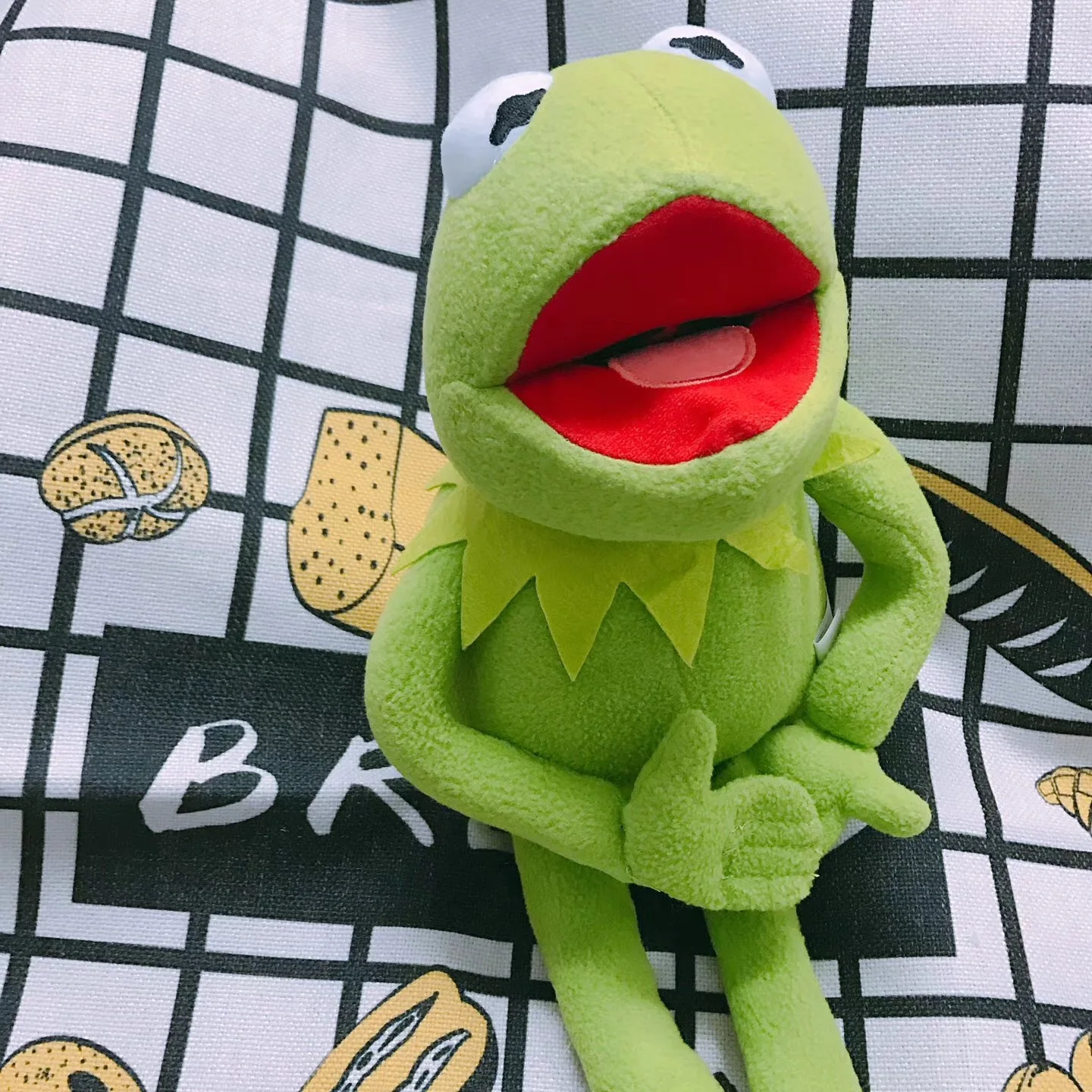 Оригинальная плюшевая игрушка Muppet Kermit Frog милая Кукла Kawaii коллекция детских