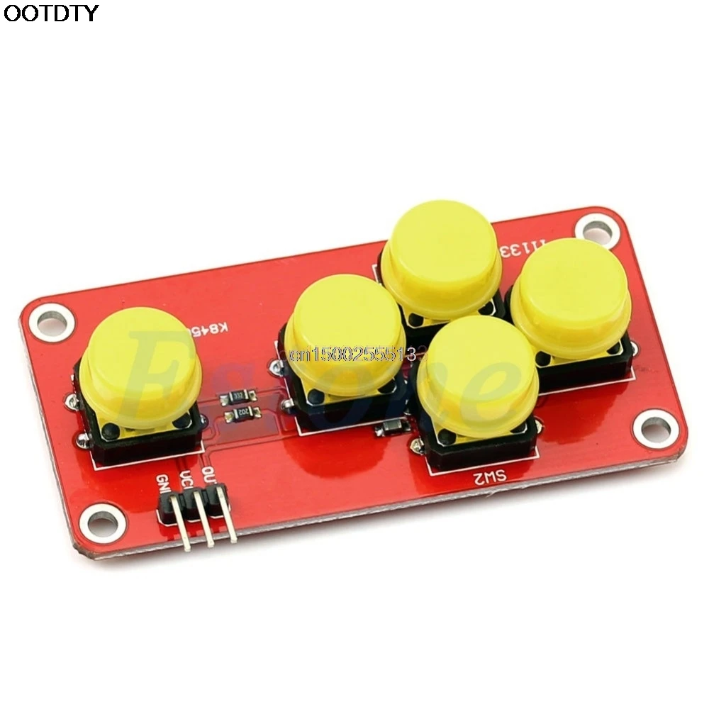 

AD Keyboard Electronic Blocks Simulate Five Key Module Analog Button for Arduino