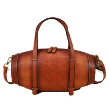 Женская винтажная сумка на одно плечо из натуральной кожи, уникальный дизайн, сумка-мессенджер ретро-Чехол