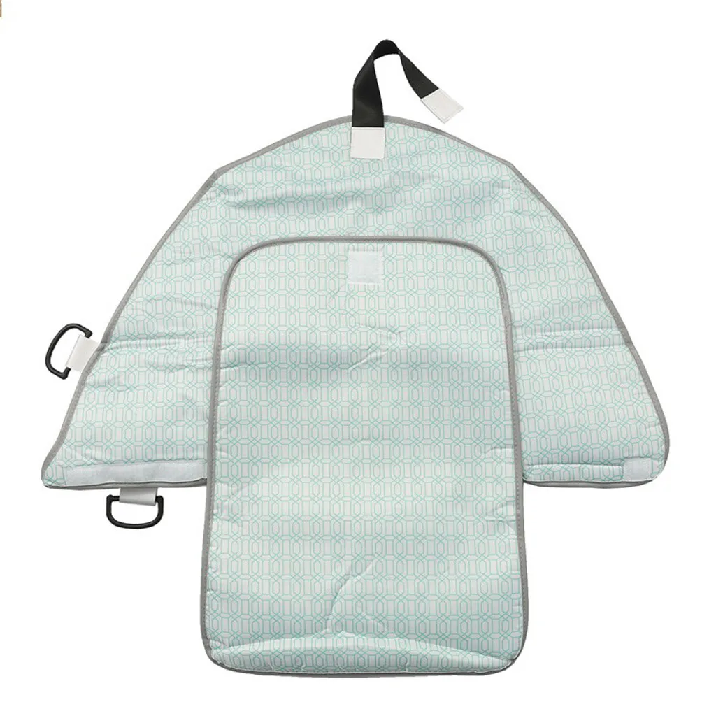 Мода для новорожденных складной Водонепроницаемый пеленальный коврик пеленки Портативный чехол для детских подгузников коврик чистой ручной складной сумка из узорчатой ткани по уходу за ребенком