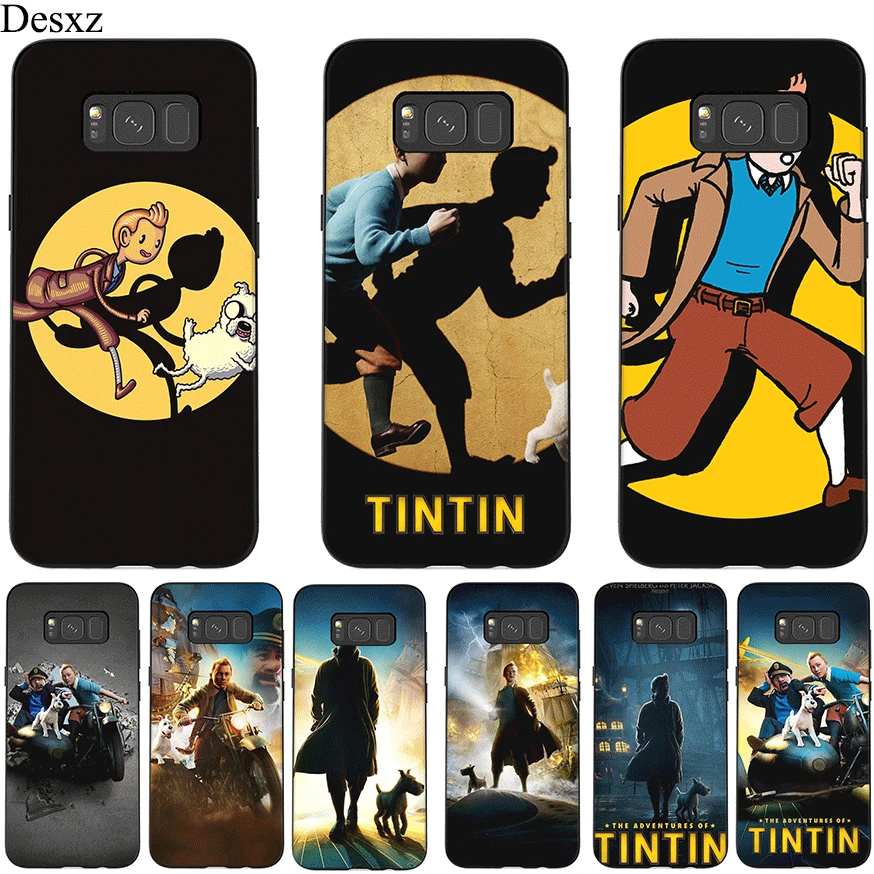 Adventures Of Tintin Silicone TPU Phone Case For Samsung S6 S7 Edge S8 S9 S10 Plus S10E Cover Protection | Мобильные телефоны и