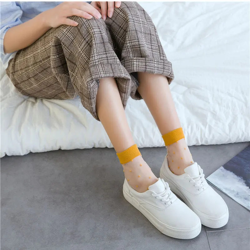 japanese transparent socks