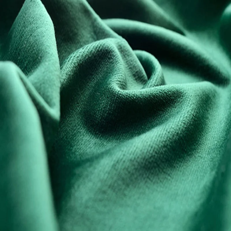 Cortinas de terciopelo verde Retro Para sala de estar dormitorio cortinas de terciopelo holandés cortinas de cocina tratamientos de ventana corta tamaño personalizado