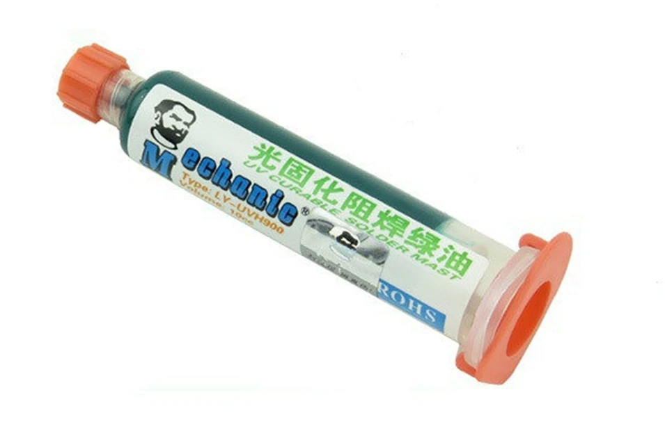 

High quality 10ML GREEN UV SOLDER MASK PCB BGA PAINT PREVENT CORROSIVE ARCING Soldering Paste Flux Cream Welding Fluxes Oil