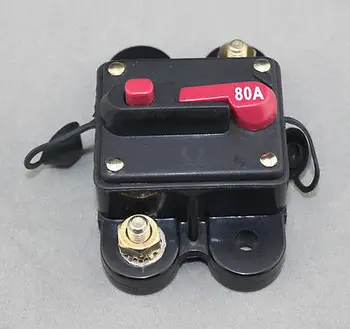 

80A Car Audio Inline Circuit Breaker Fuse for 12V Protection SKCB-01-80A