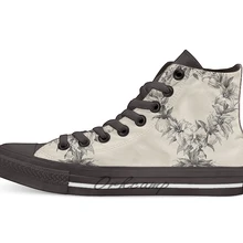 Женская Весенняя парусиновая обувь с высоким берцем повседневные кроссовки унисекс на плоской подошве; Прямая