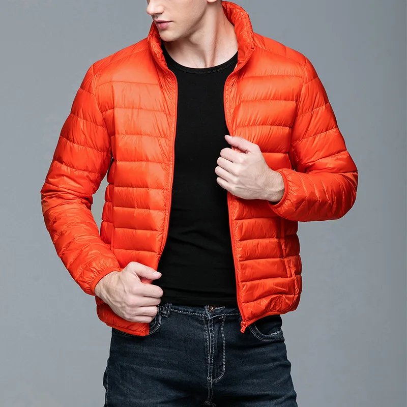 

MRMT 2019 Brand Autumn Winter New Men's Jackets Light Down Short Collar Young for Male Light Down Feather Coat Clothing