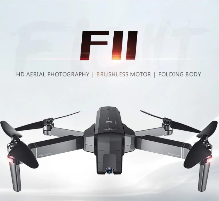 Новинка F11 GPS FPV Радиоуправляемый Дрон с Wi Fi 1080P камера Регулируемый складной