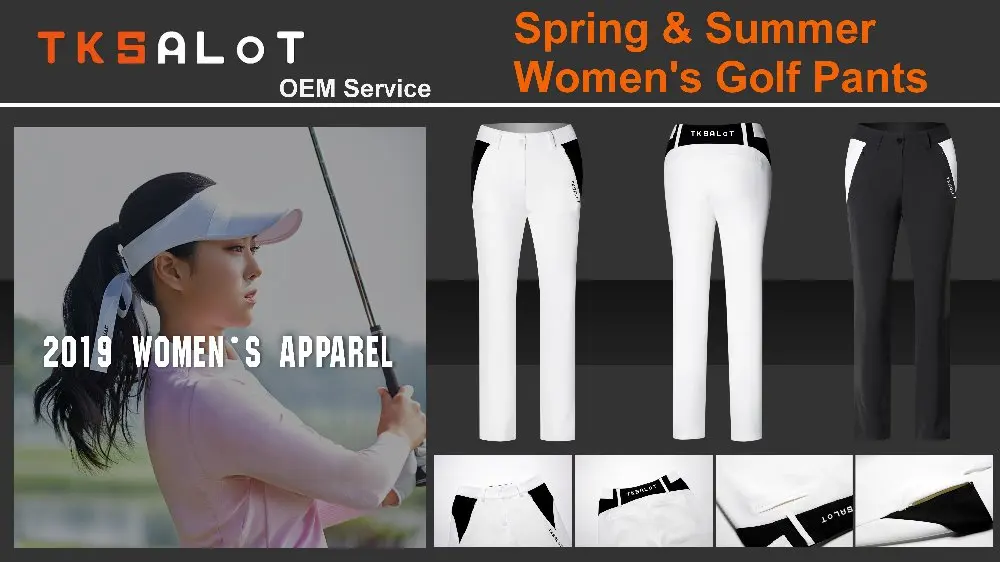 OEM сервис TKSALOT 100 шт/Цветные весенние женские брюки для гольфа