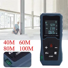 JP серии ручной лазерный дальномер 40 м 60 м 80 м 100 м Мини лазер лазерный дальномер ленты дальномер диастиметер измерения