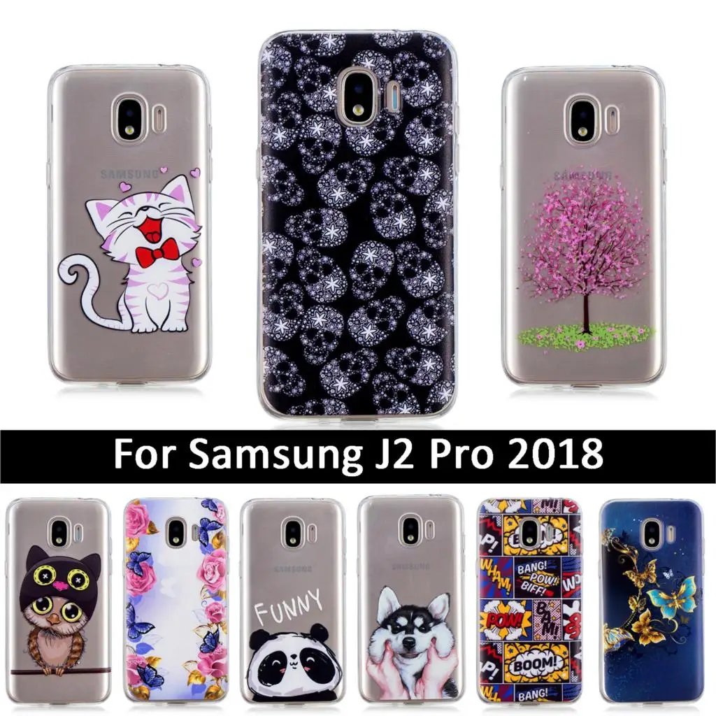 Новый чехол для Samsung Galaxy J2 Pro 2018/J2 2018 Мягкие силиконовые чехлы из ТПУ j2Pro Чехлы Grand