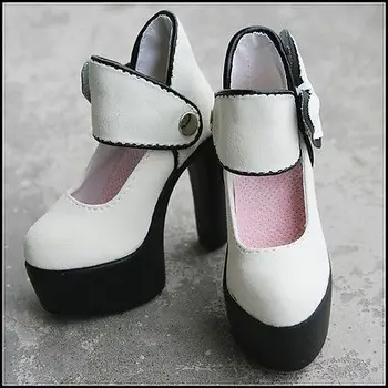 

[wamami] 52# Ecru White 1/3 DZ DOD AOD SD BJD Dollfie High Heels Leather Shoes