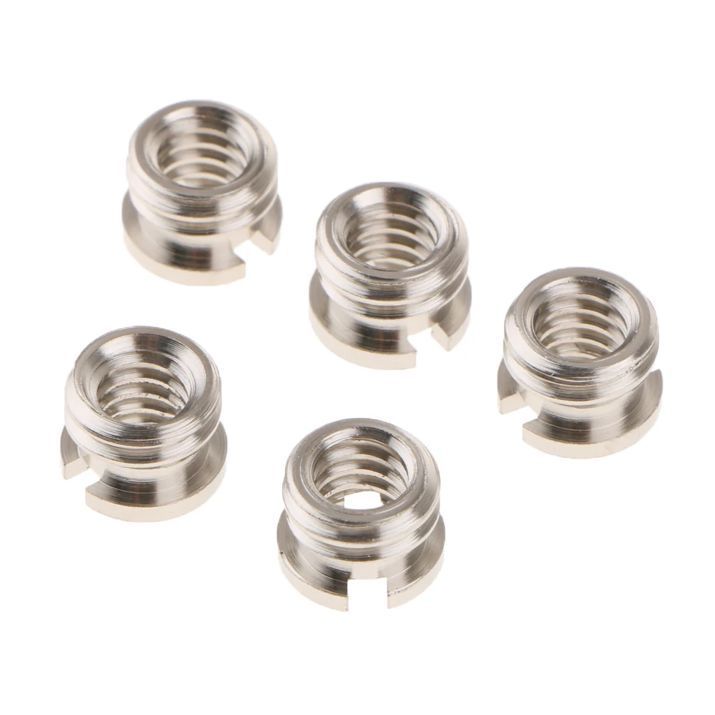 1/4' Female to 3/8' Male Tripod Screw Mount Adapter Converter for Camera Bracket Light Stand Monopod Ball Head Mount Quick Plate