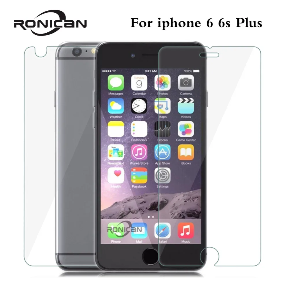 for iphone 6 plus front and back tempered glass